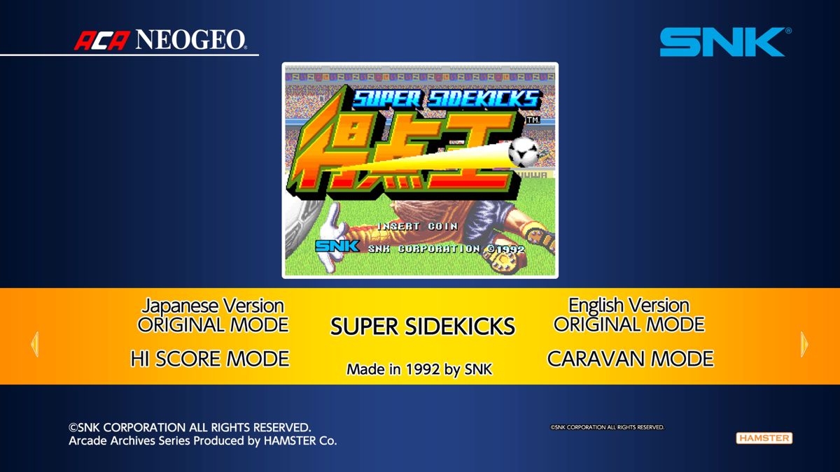 Super Sidekicks screenshot 8 for Neo Geo